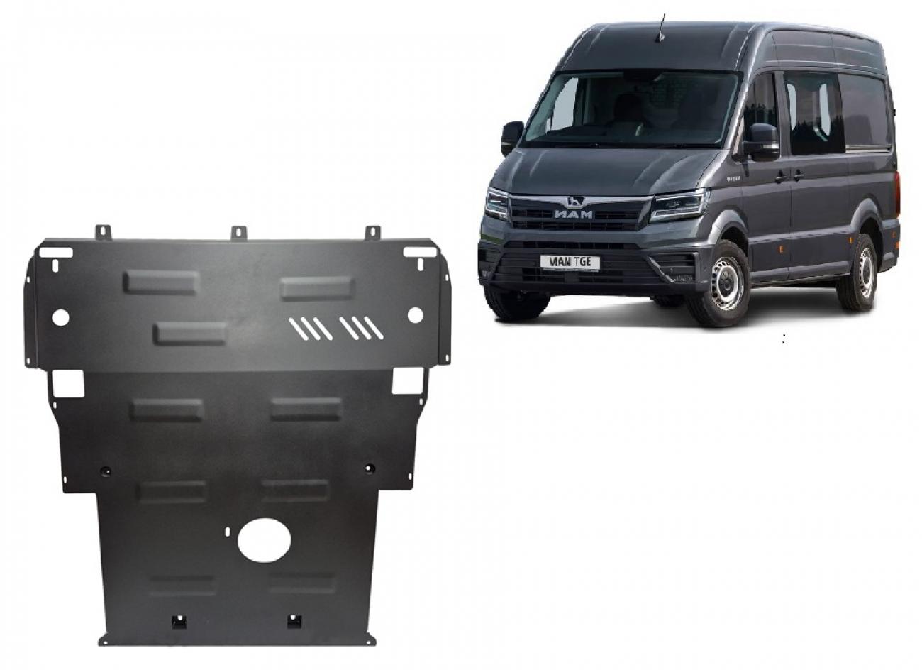 Bunnplate Stål Motor+ | Man TGE (2021-2026) - 2