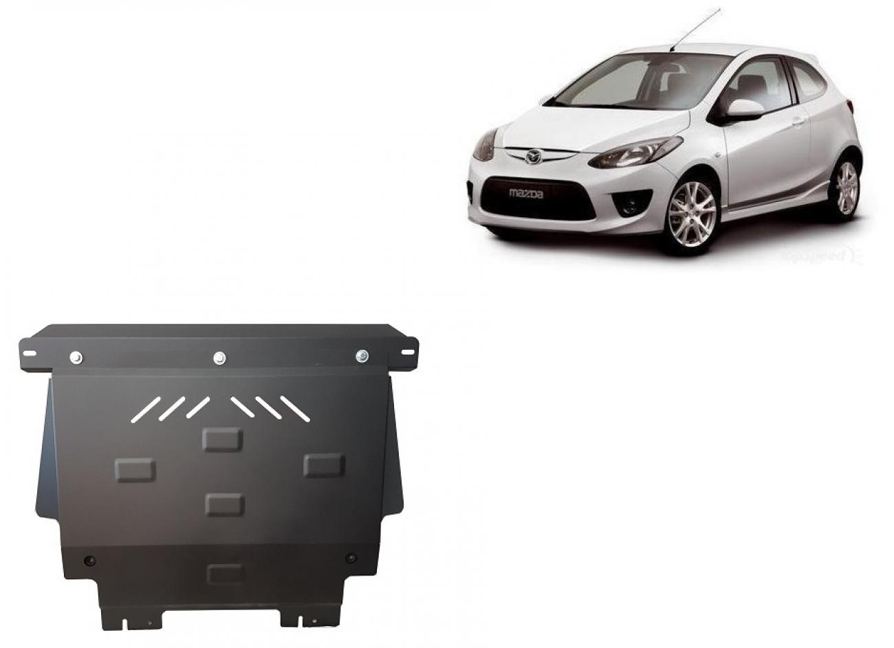 Hasplåt Stål Motor+ | Mazda 2 (2008-2014) - 2