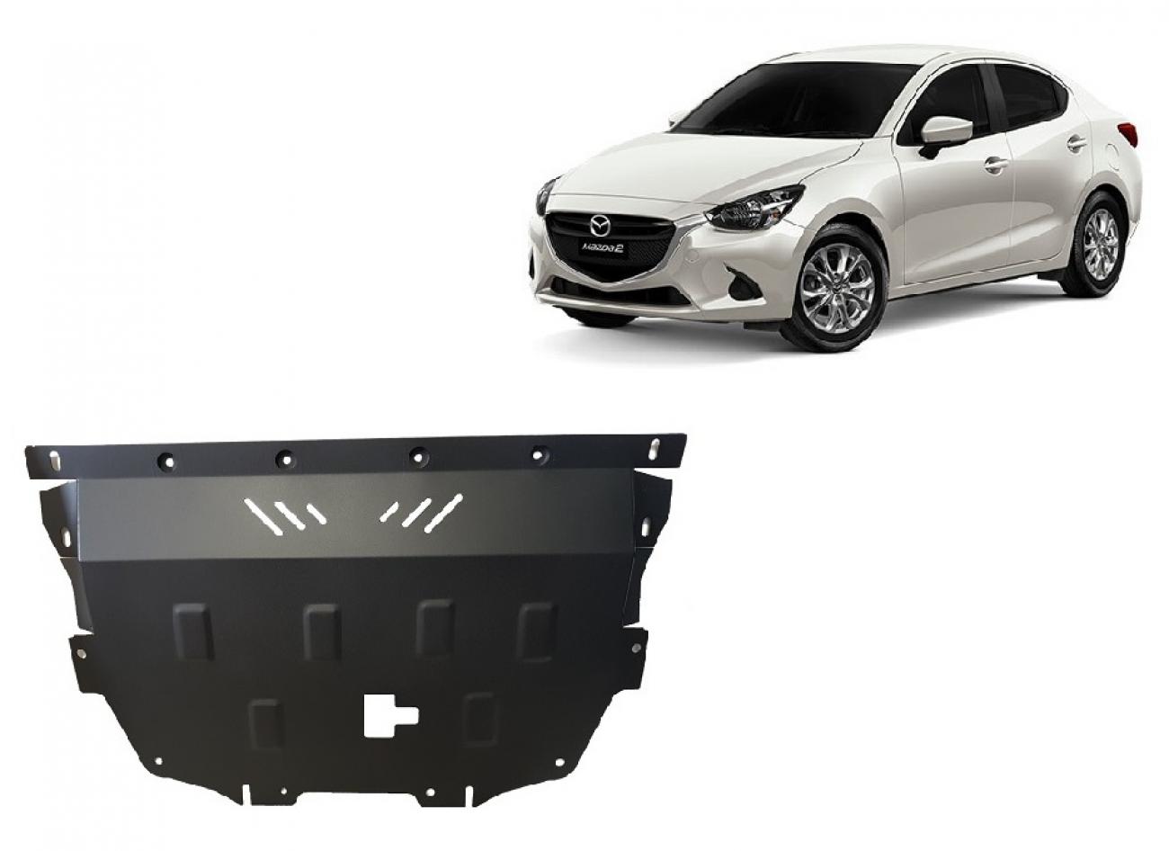 Bundplade Stål Motor+ | Mazda 2 (2014-2026) - 2