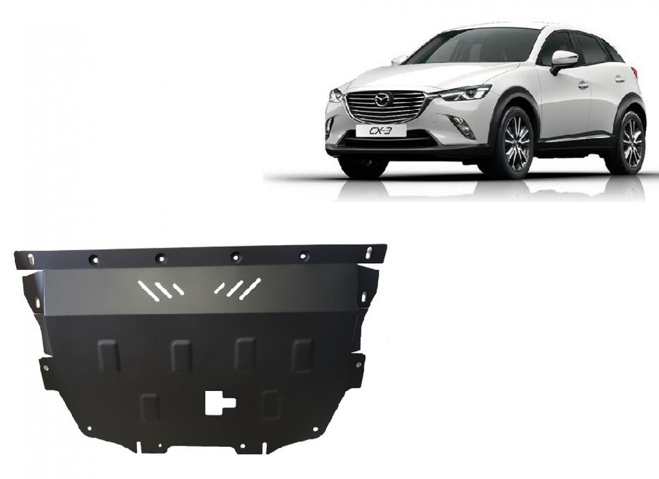 Bunnplate Stål Motor+ | Mazda CX3 (2015-2026) - 2