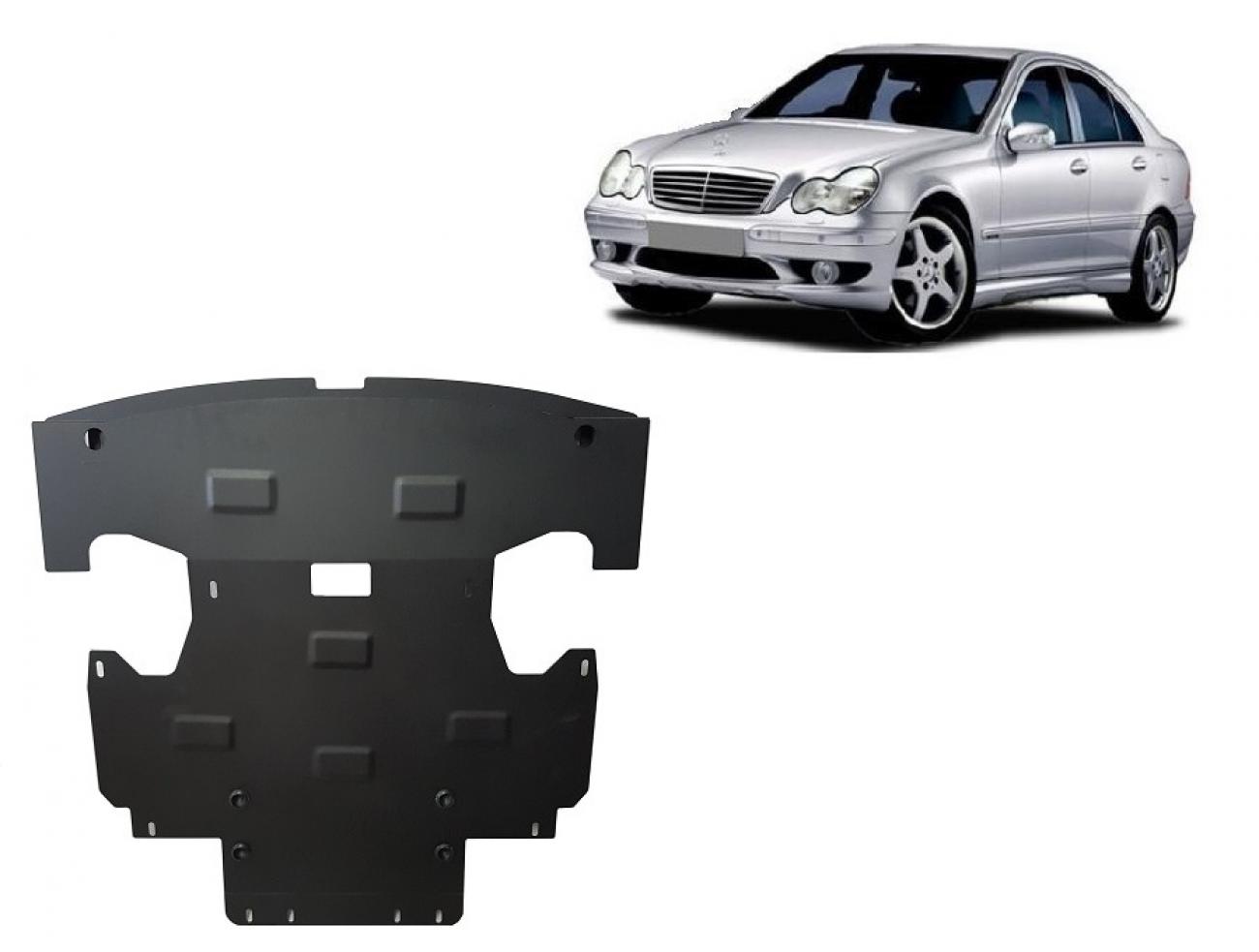 Bundplade Stål Motor+ | Mercedes C-Classe W203 (2000-2007) - 2