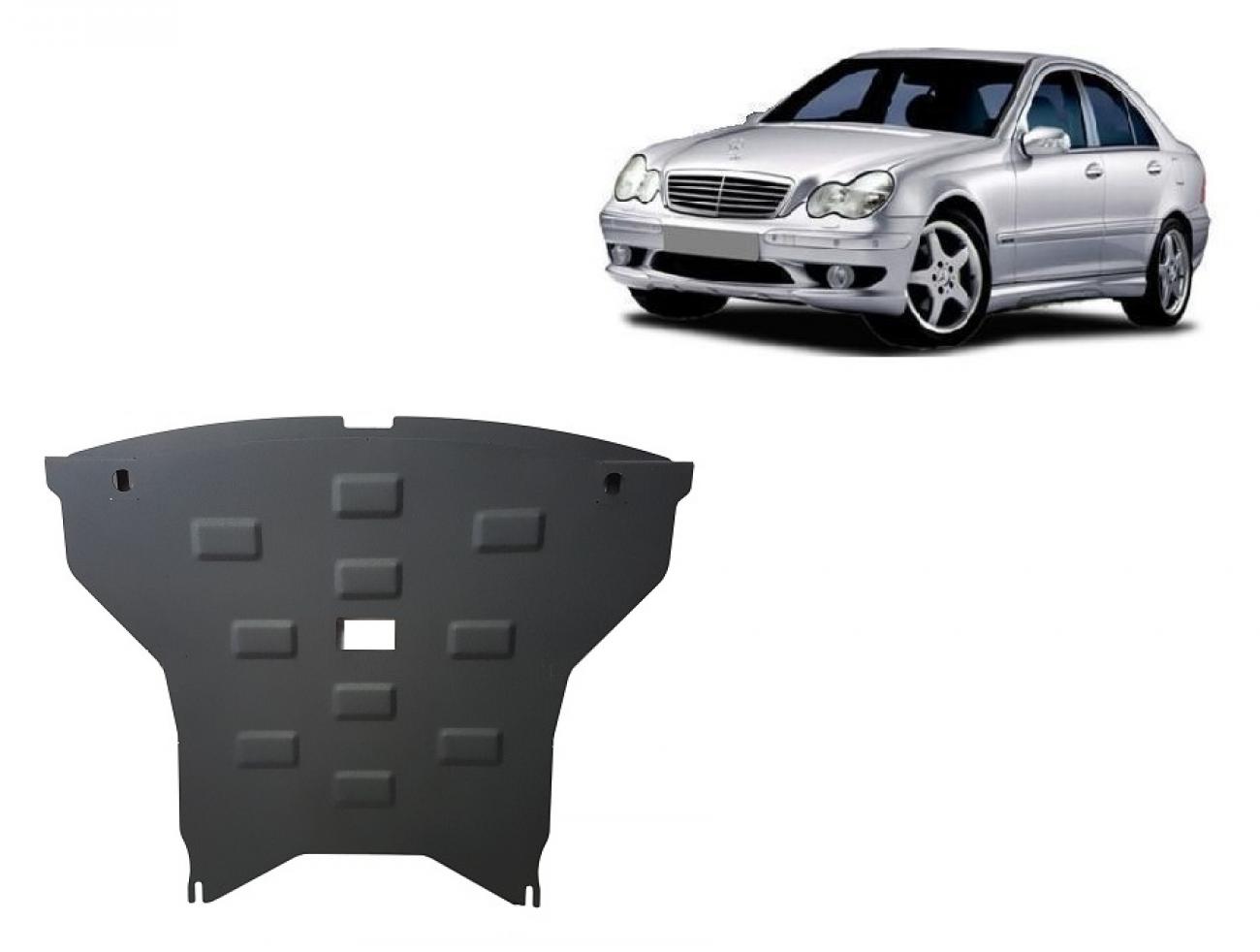 Hasplåt Stål Motor+ | Mercedes C-Class W203 (2000-2007) - 2