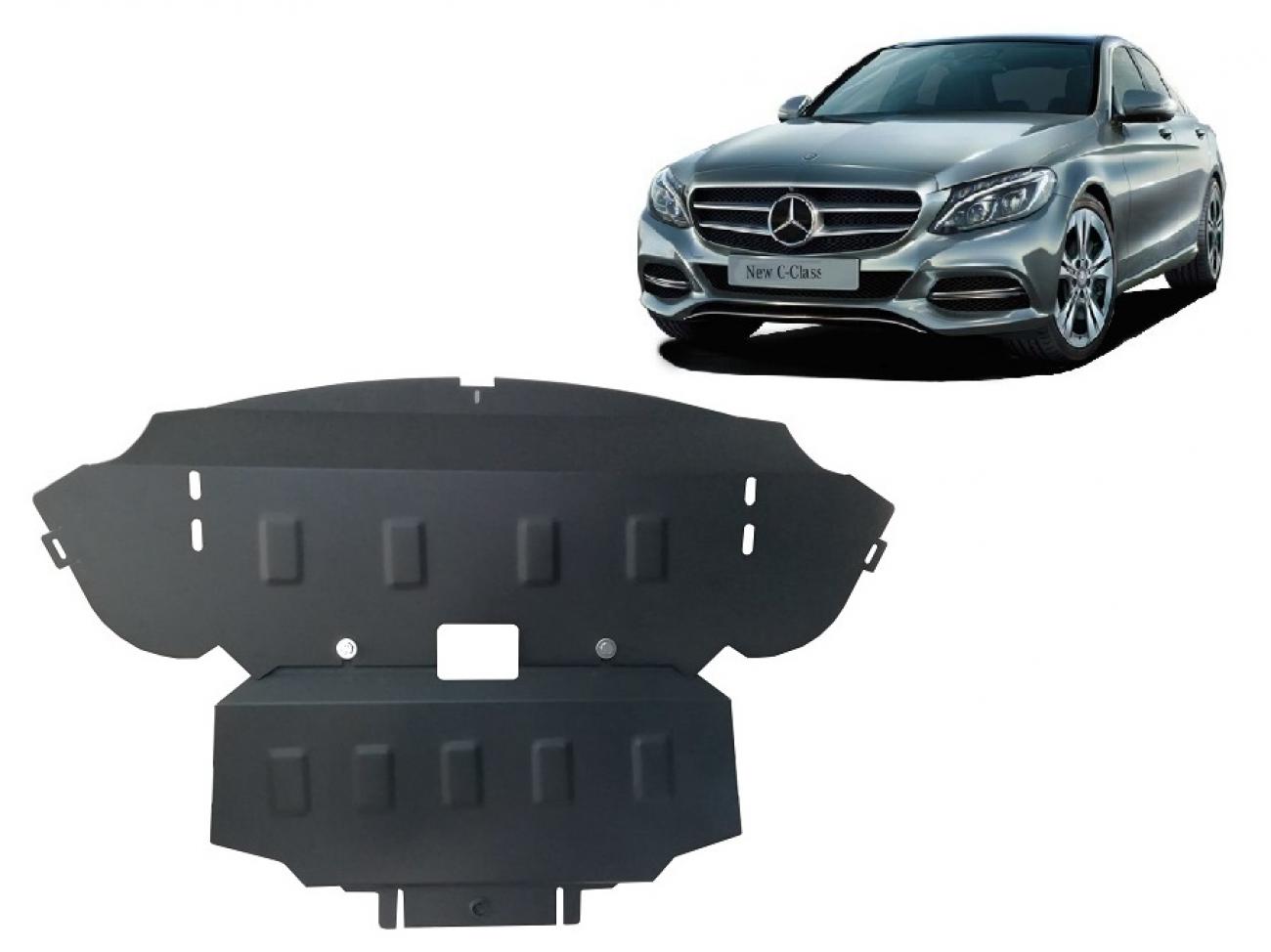 Skid plate Steel Engine+ | Mercedes C-Class W205 (2014-2021) - 2