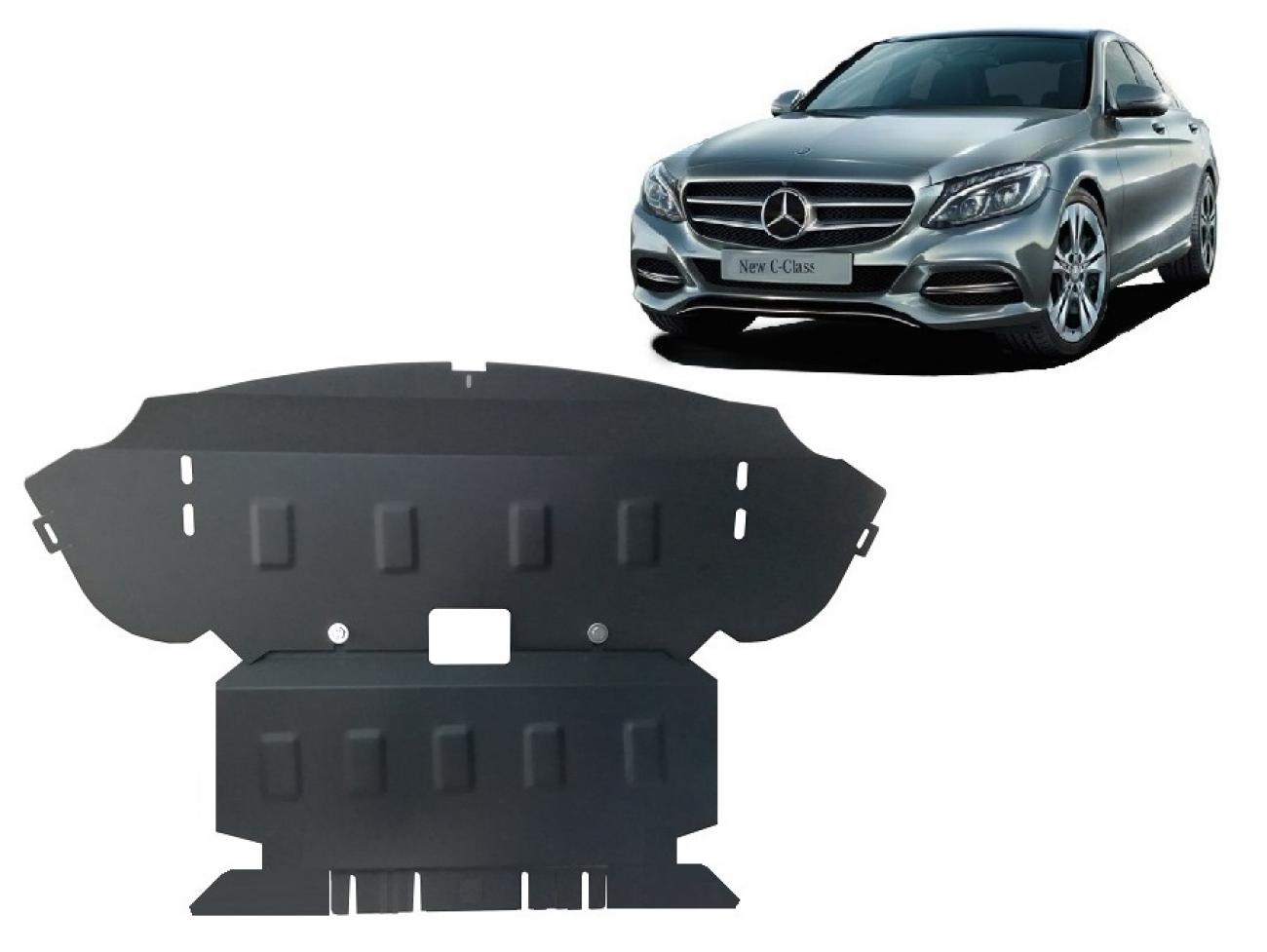 Skid plate Steel Engine+ | Mercedes C-Class W205 4x4 (2014-2021) - 2