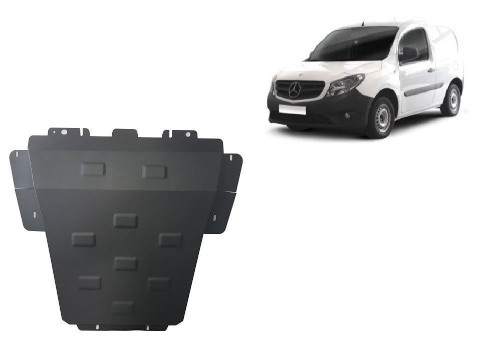 Protection inférieure en acier Moteur+ | Mercedes Citan W415 (2012-2021) - 2