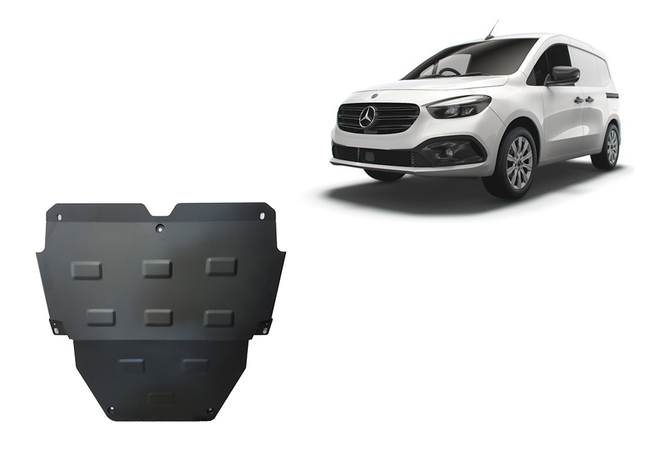 Stahl-Unterfahrschutz Motor+ | Mercedes Citan W420 (2021-2026) - 2