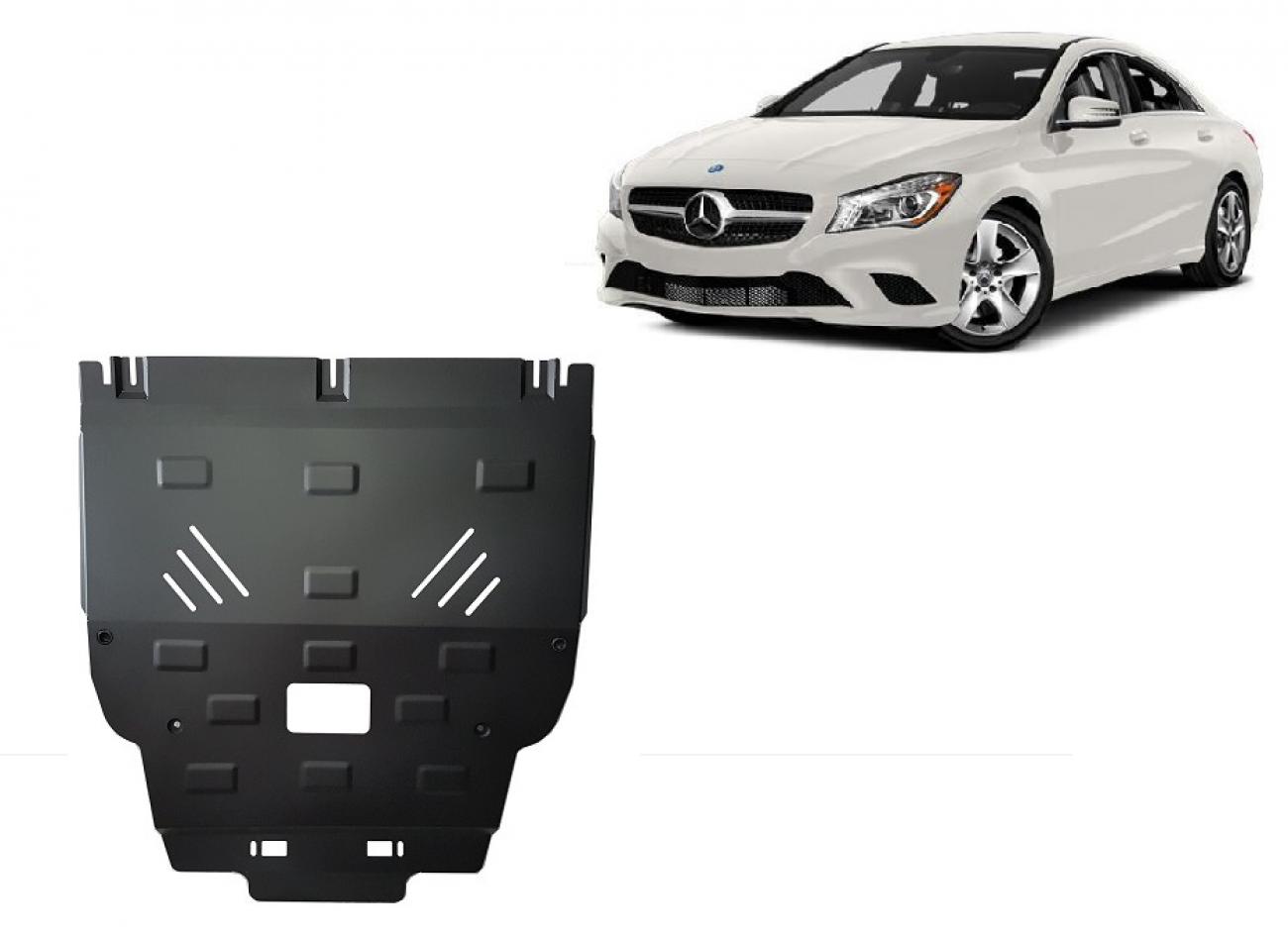 Skid plate Steel Engine+ | Mercedes CLA X117 (2013-2019) - 2