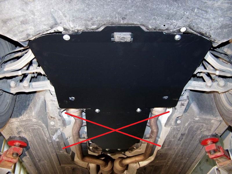 Protezione inferiore motore in acciaio | Mercedes E-Classe W211 (2002-2008) - 7