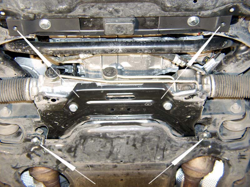 Protezione inferiore motore in acciaio | Mercedes E-Classe W211 (2002-2008) - 5