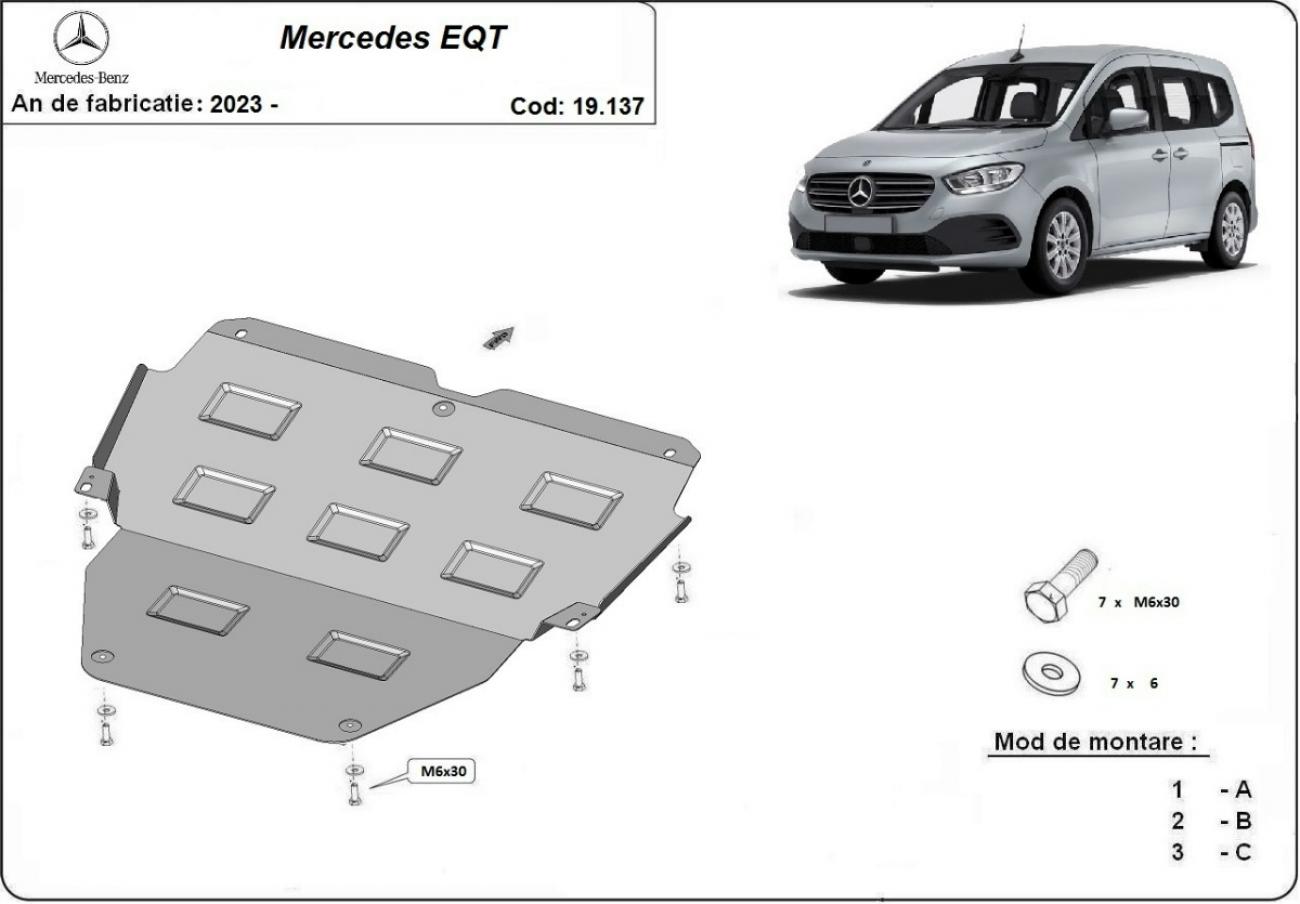 Skid plate Steel Engine+ | Mercedes EQT (2023-2026) - 3