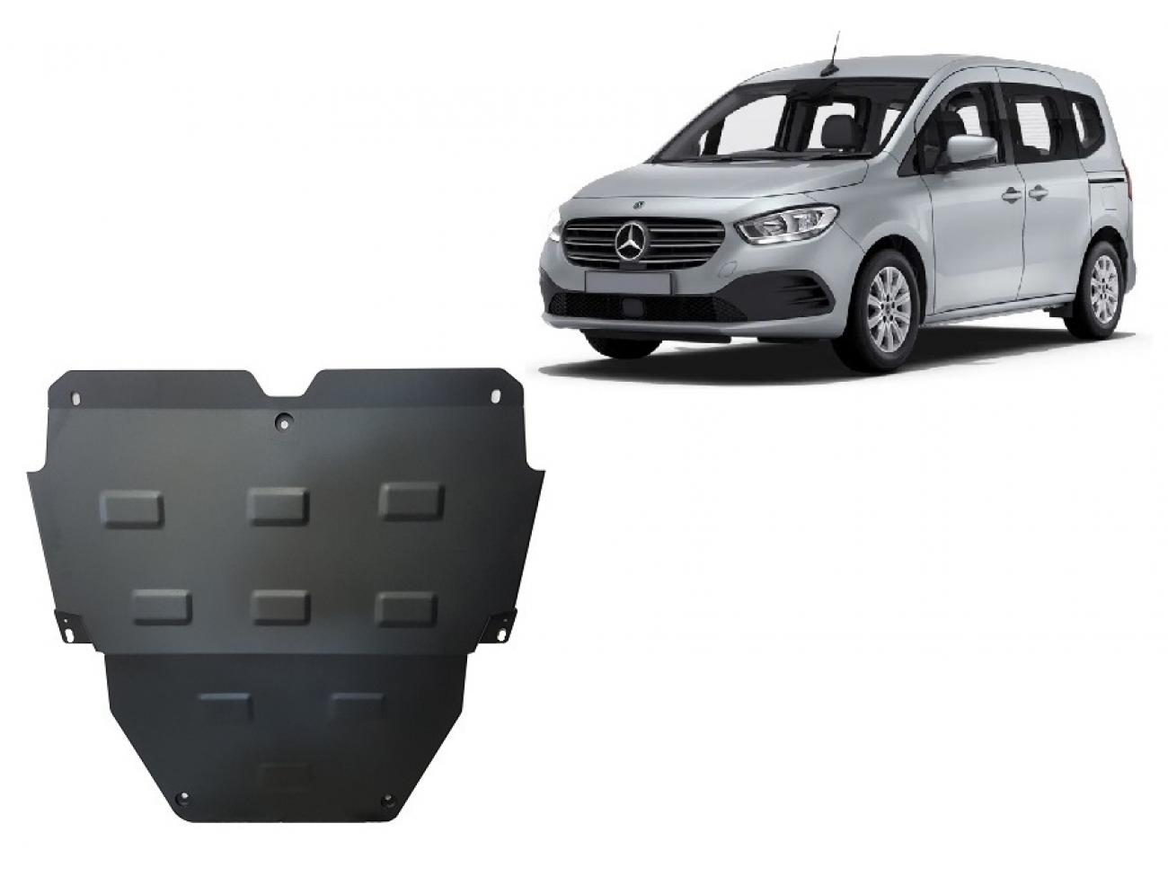 Skid plate Steel Engine+ | Mercedes EQT (2023-2026) - 2