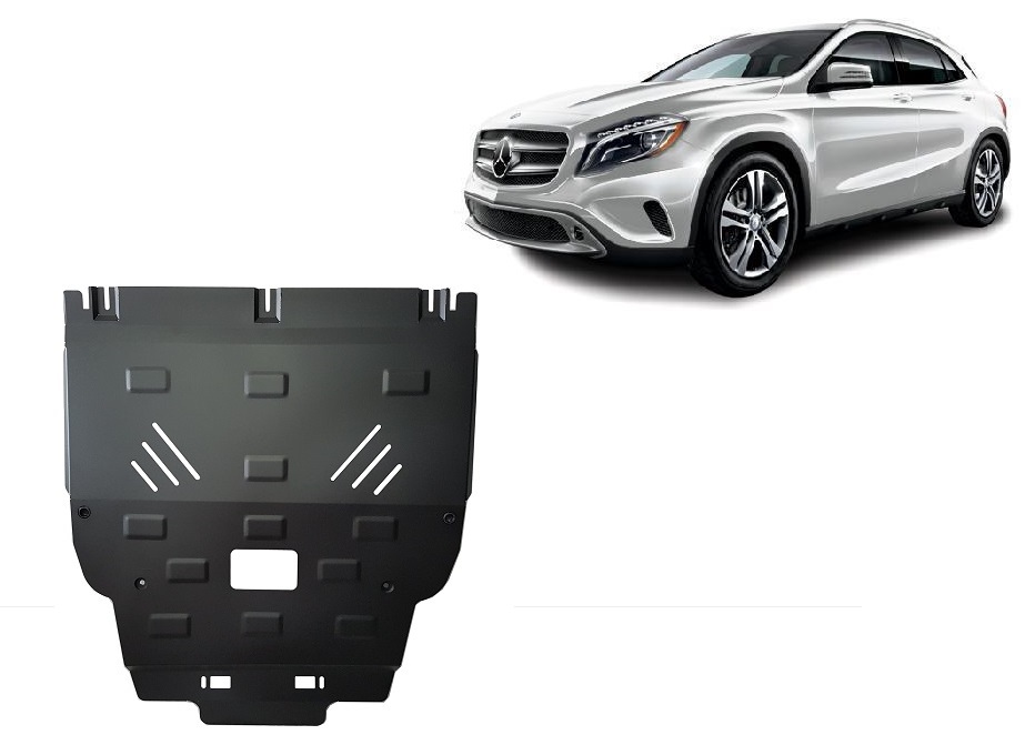 Protector inferior de acero Motor+ | Mercedes GLA X156 (2014-2019) - 2