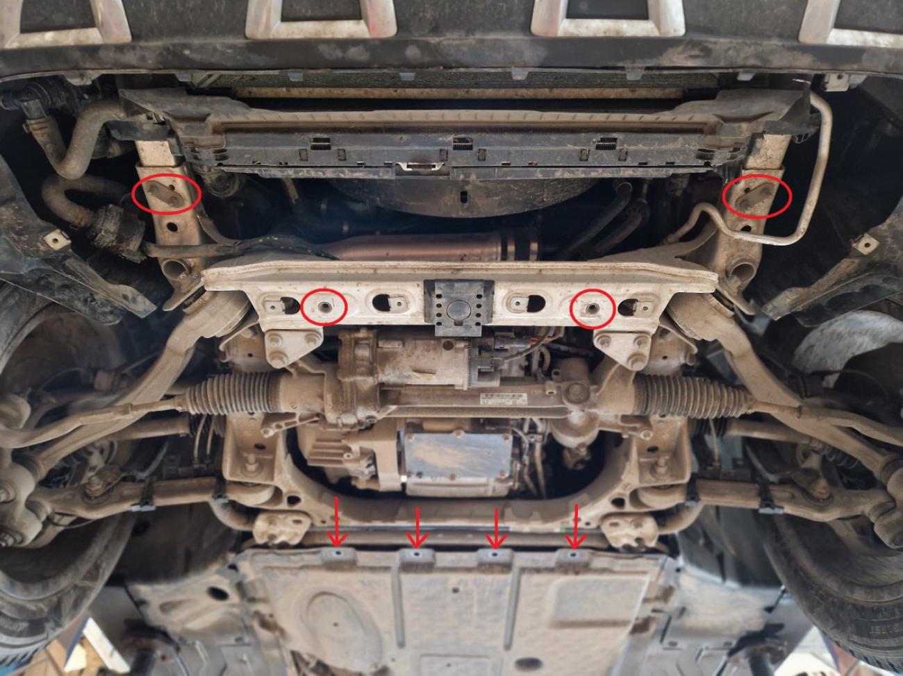 Skid plate Steel Engine+ | Mercedes GLC X253 (2015-2022) - 4