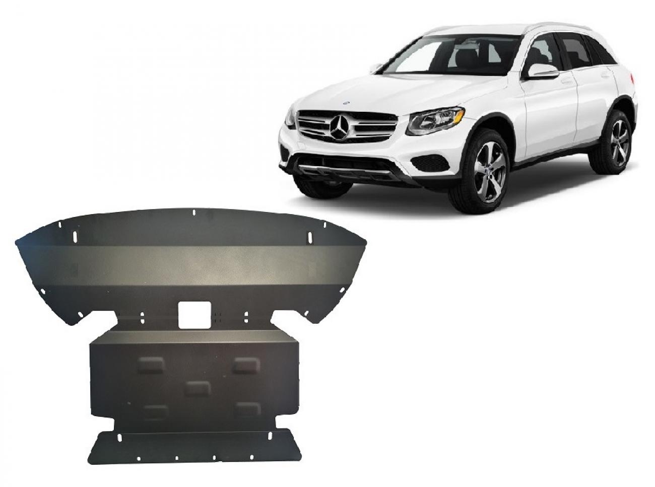 Skid plate Steel Engine+ | Mercedes GLC X253 (2015-2022) - 2