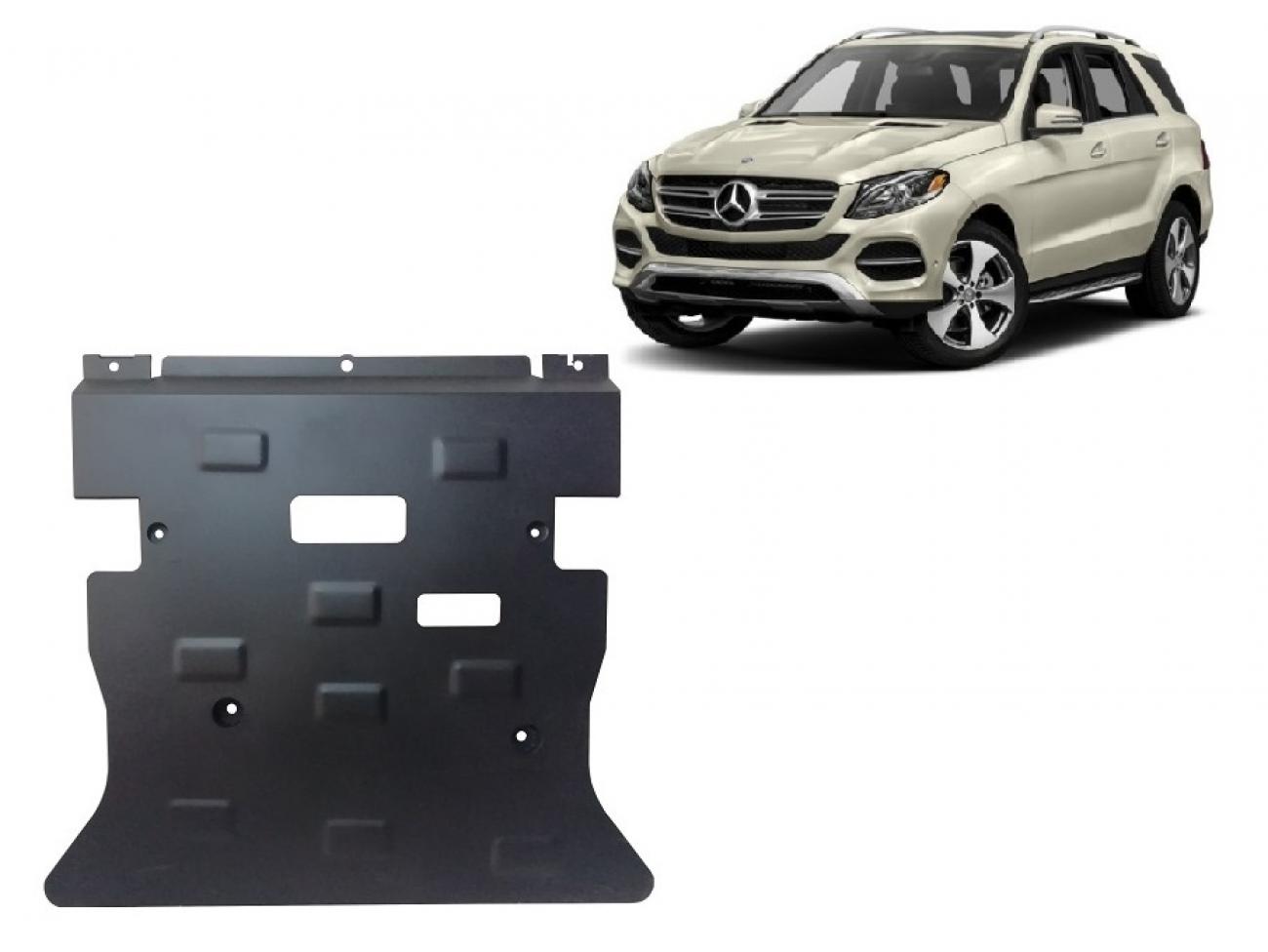 Skid plate Steel Engine+ | Mercedes GLE X166 (2015-2019) - 2