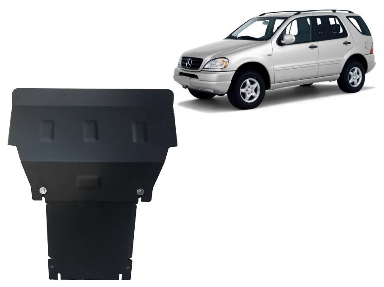 Hasplåt Stål Motor+ | Mercedes ML W163 (1998-2005) - 2