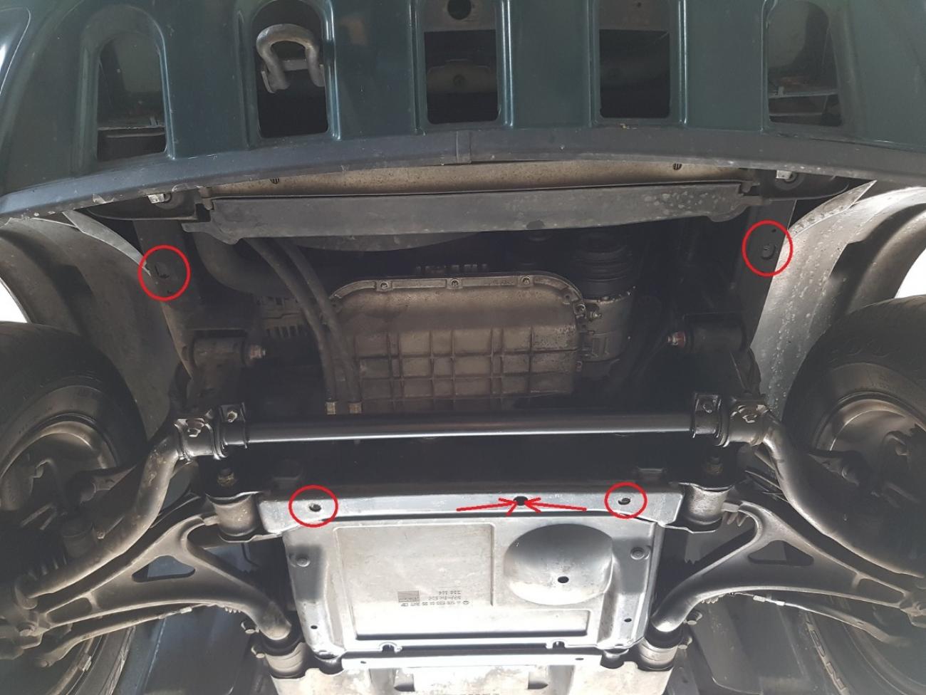 Hasplåt Stål Motor+ | Mercedes ML W163 (1998-2005) - 4