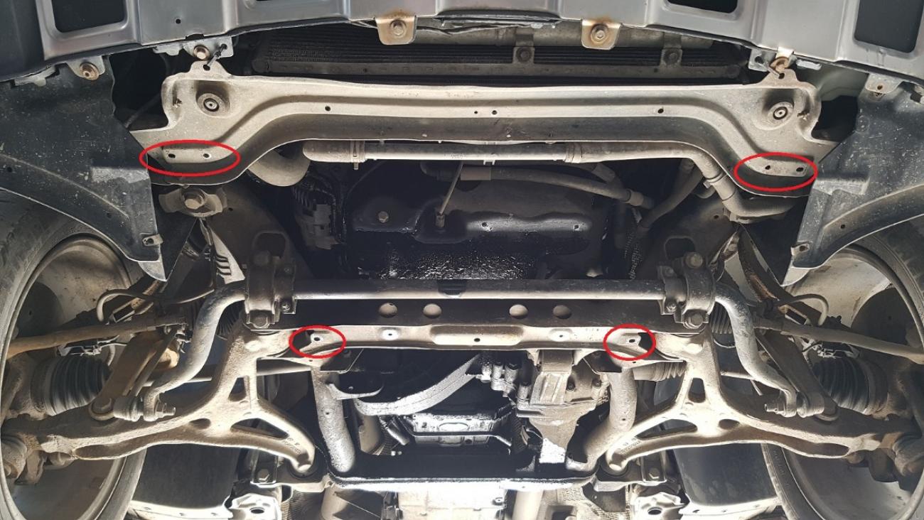 Pohjapanssari Teräs Moottori+ | Mercedes ML W164 (2005-2011) - 4