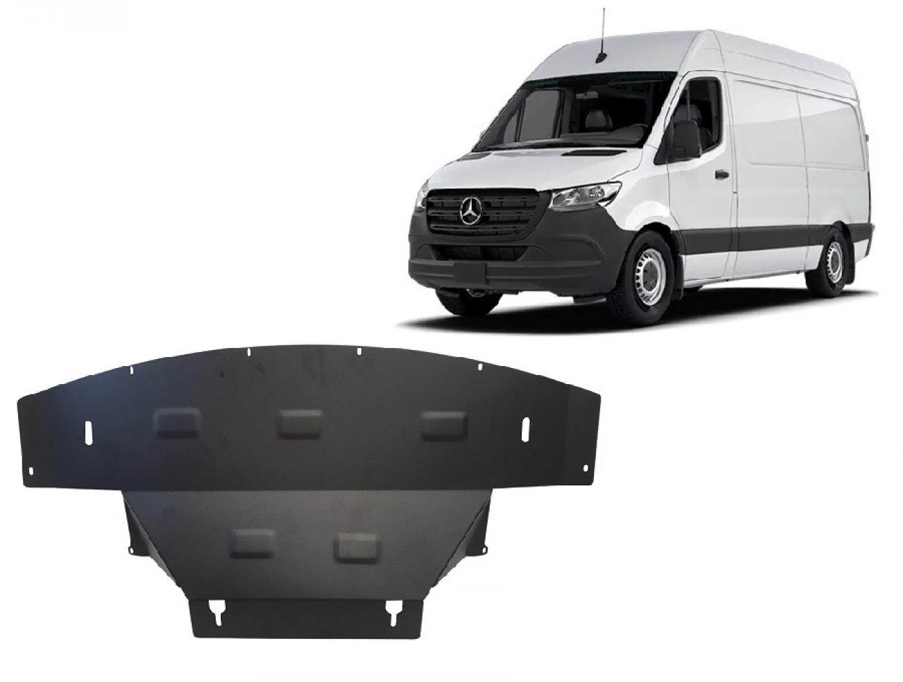 Skid plate Steel Engine+ | Mercedes Sprinter 907 4x4 (2018-2023) - 2