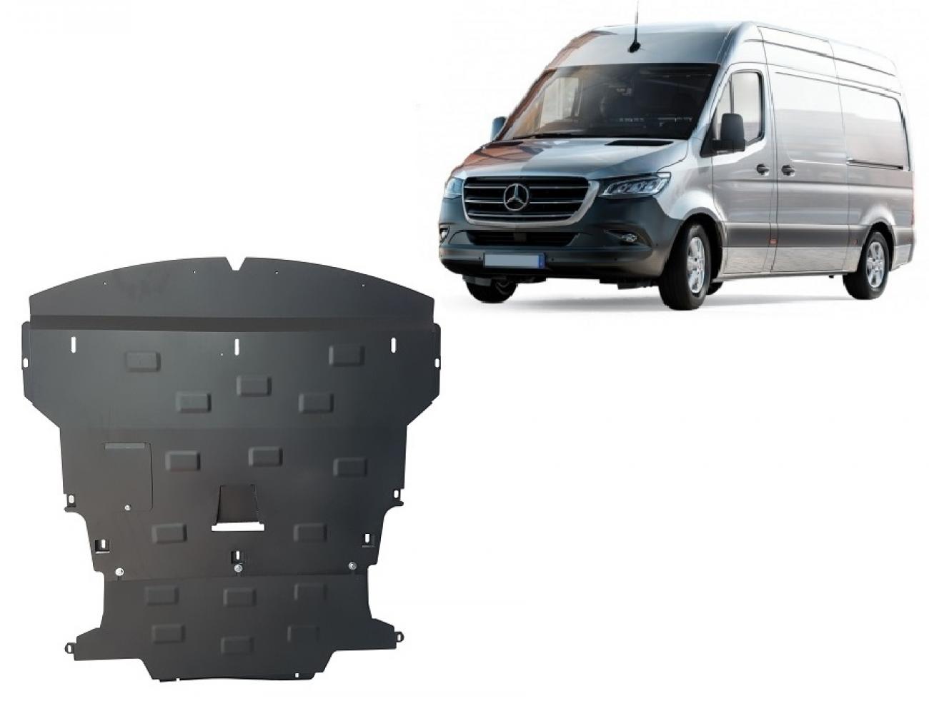 Skid plate Steel Engine+ | Mercedes Sprinter-FWD (2018-2026) - 2