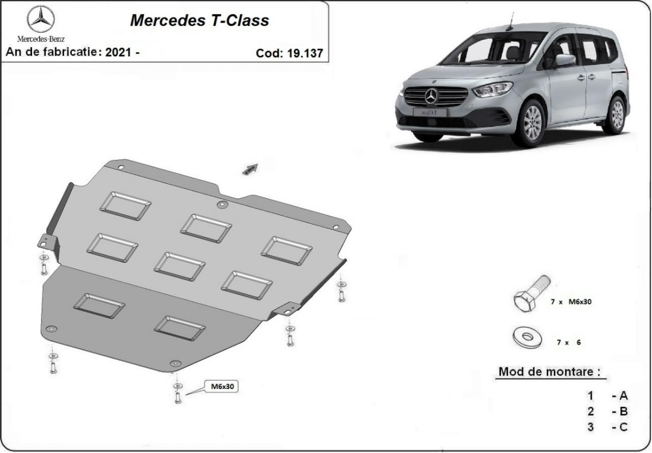 Skid plate Steel Engine+ | Mercedes T-Classe (2021-2026) - 3