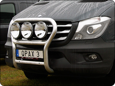 X-RACK Mercedes Sprinter 14-17  För 2st lampor - 2