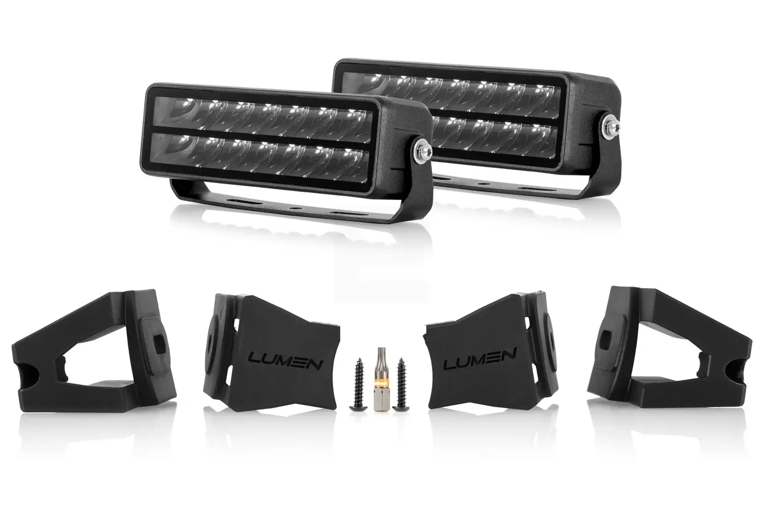 Lumen Grill Kit Ford E-Transit Custom 2024+ | Lumen Helios SQ16 x 2 - 2