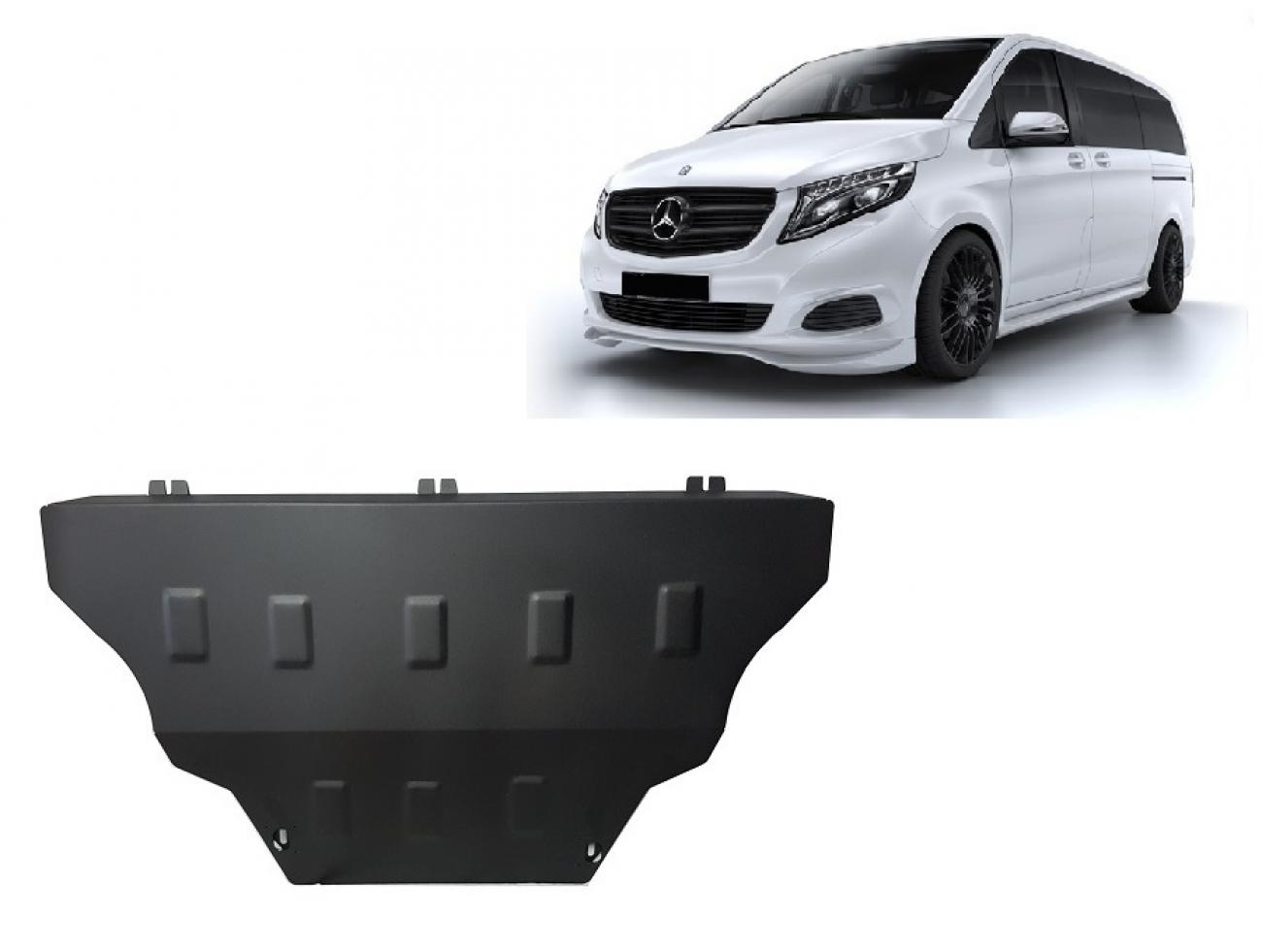 Bundplade Stål Motor+ | Mercedes Viano W447, 4x2, 1.6 D (2014-2026) - 2