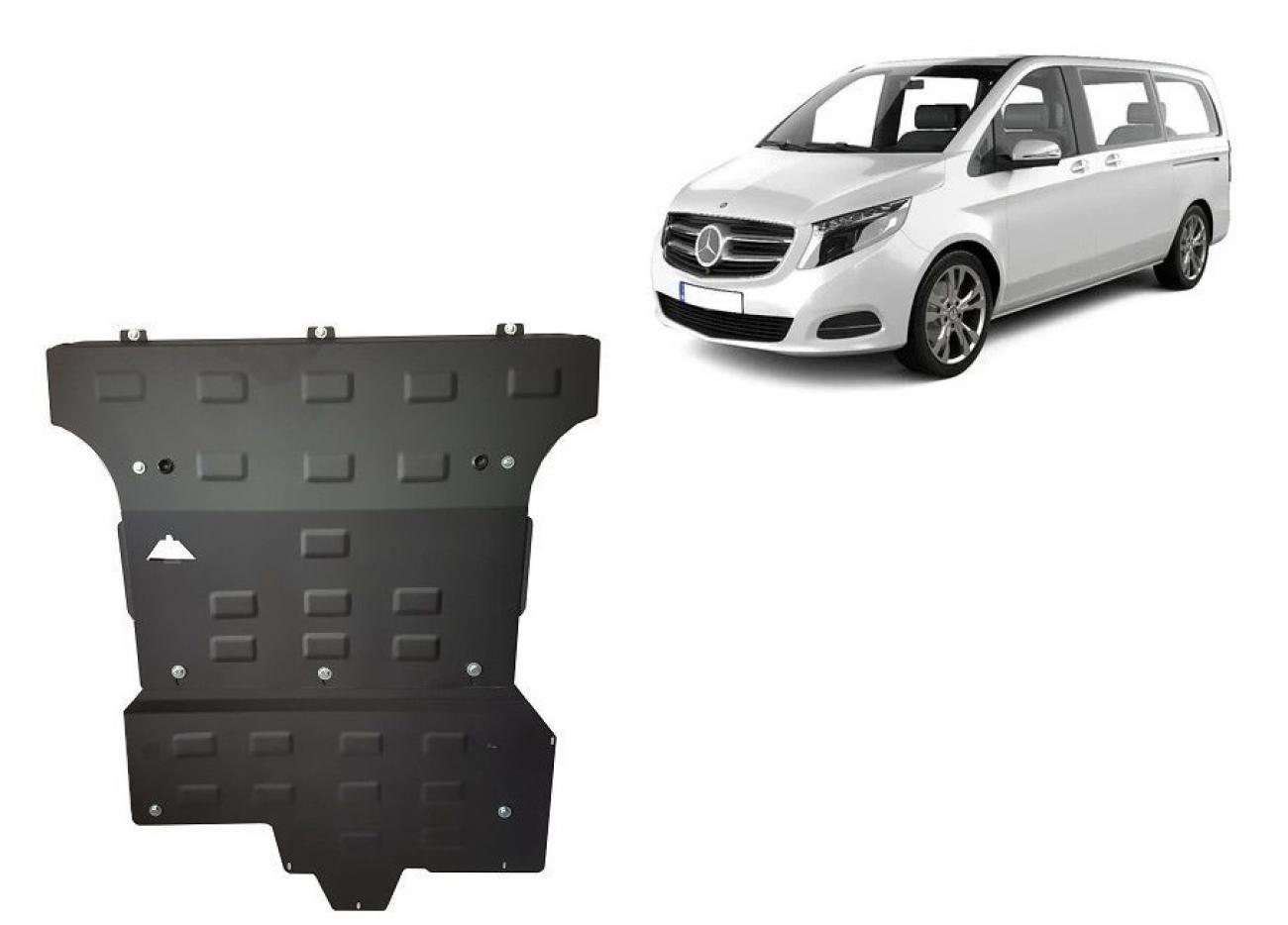 Skid plate Steel Engine+ | Mercedes Vito W447, 2.2 D, 4x4 (2020-2026) - 2
