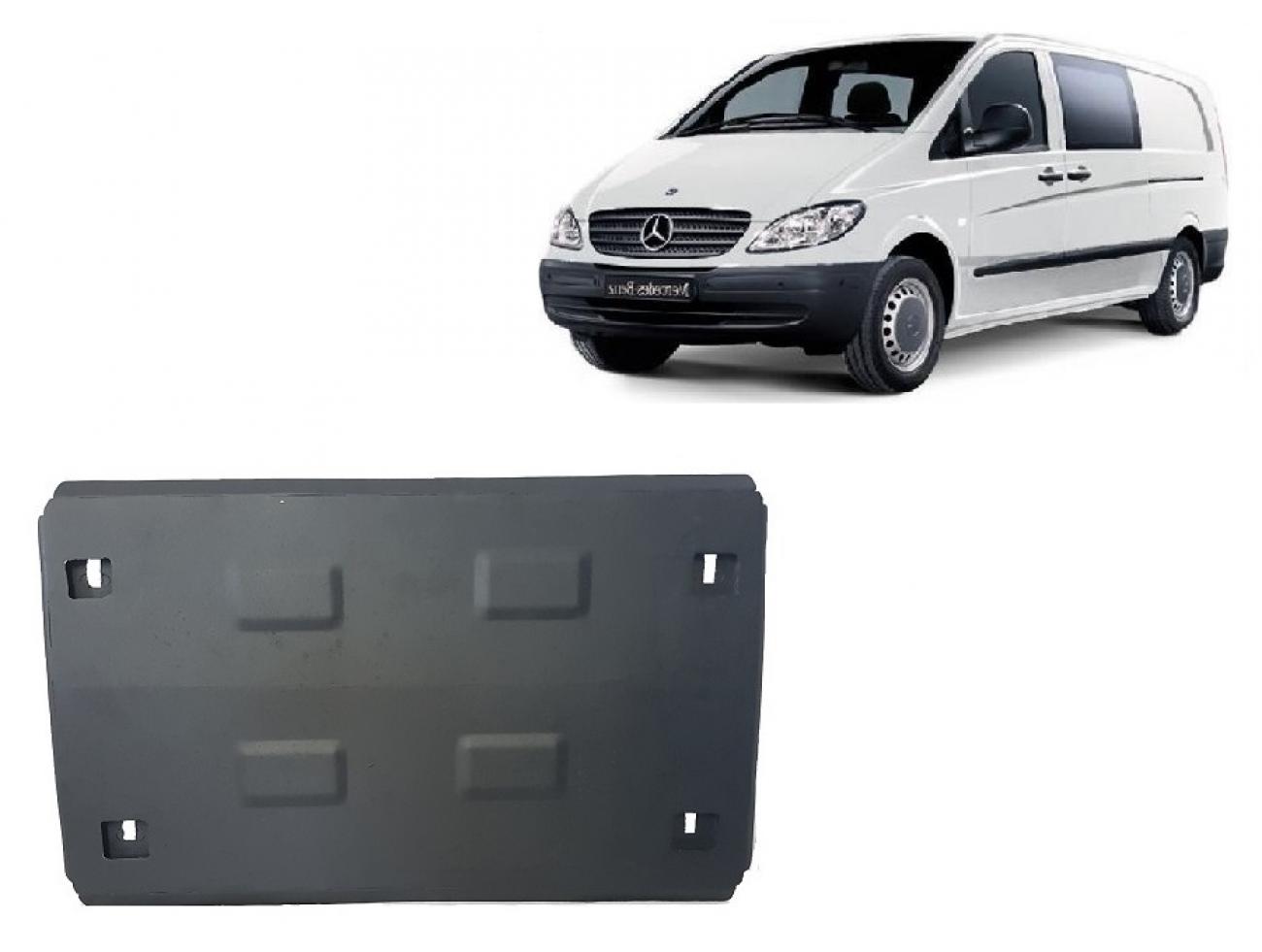 Hasplåt Stål Motor | Mercedes Vito W639 - 2.2 D 4x2, 4x4 (2003-2014) - 2