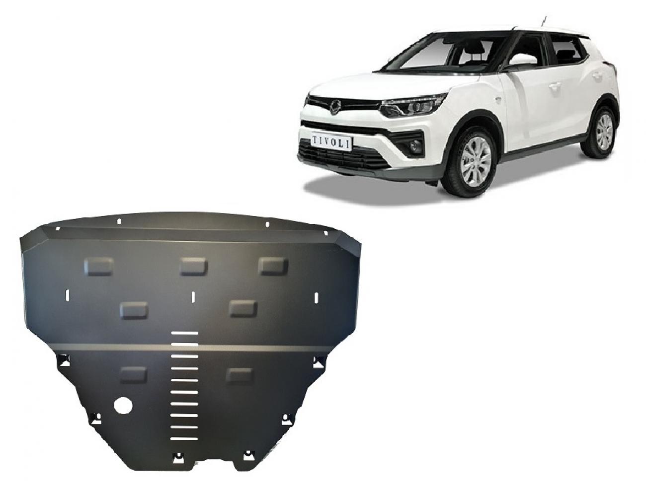 Bundplade Stål Motor+ | SsangYong Tivoli (2015-2023) - 2