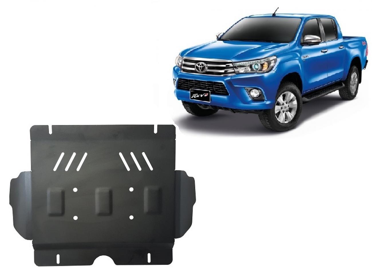 Hasplåt Stål Motor | Toyota Hilux (2016-2026) - 2