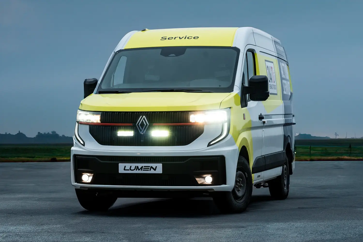 Lumen Zestaw do grilla Renault Master 2024+ | Lumen Helios SQ16 x 2 - 2
