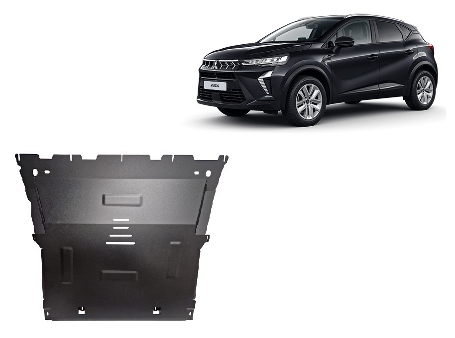 Hasplåt Stål Motor+ | Mitsubishi ASX (2023-2026) - 2