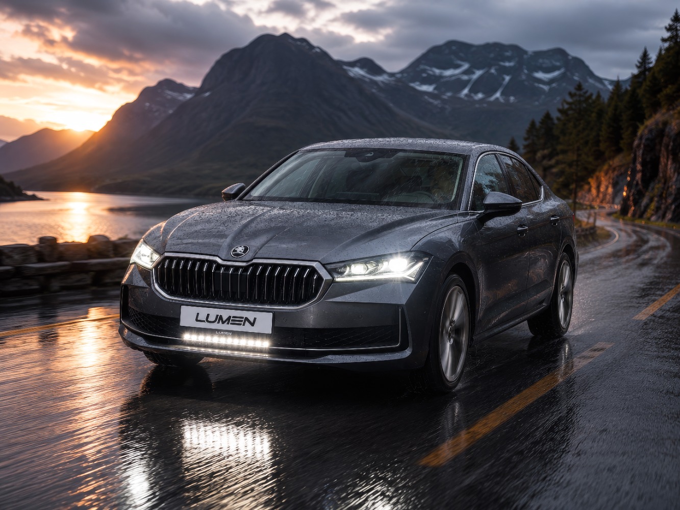 Lumen Grill Kit Skoda Superb 2026+ | Lumen Helios Performance CS20