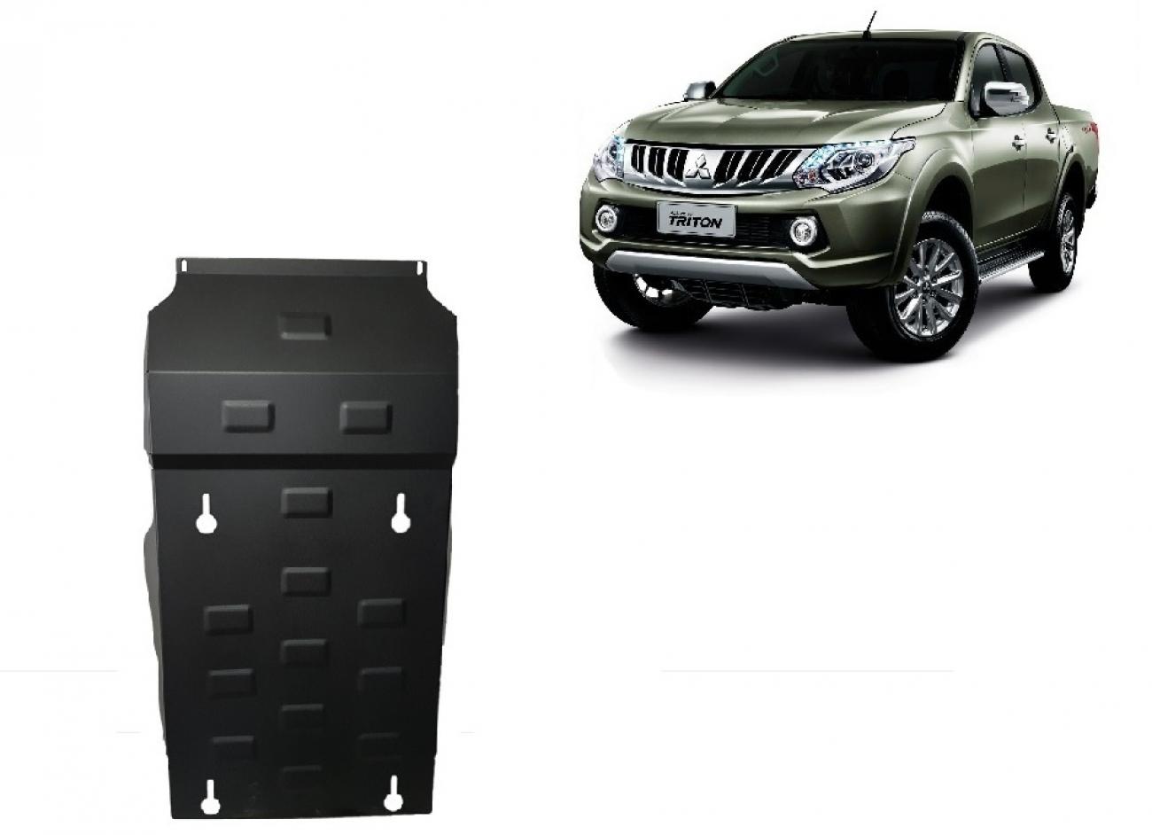 Bunnplate Stål Motor+ | Mitsubishi L200 (2015-2026) - 2