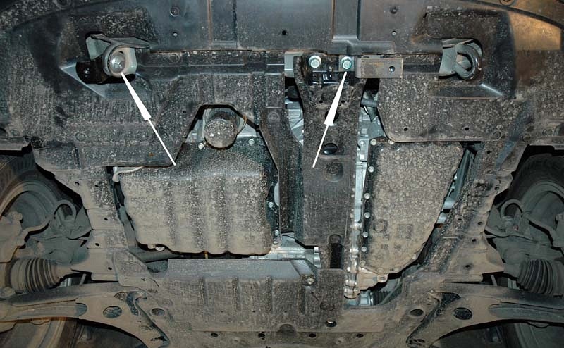 Stalen beschermplaat Motor+ | Mitsubishi Outlander (2006-2012) - 7