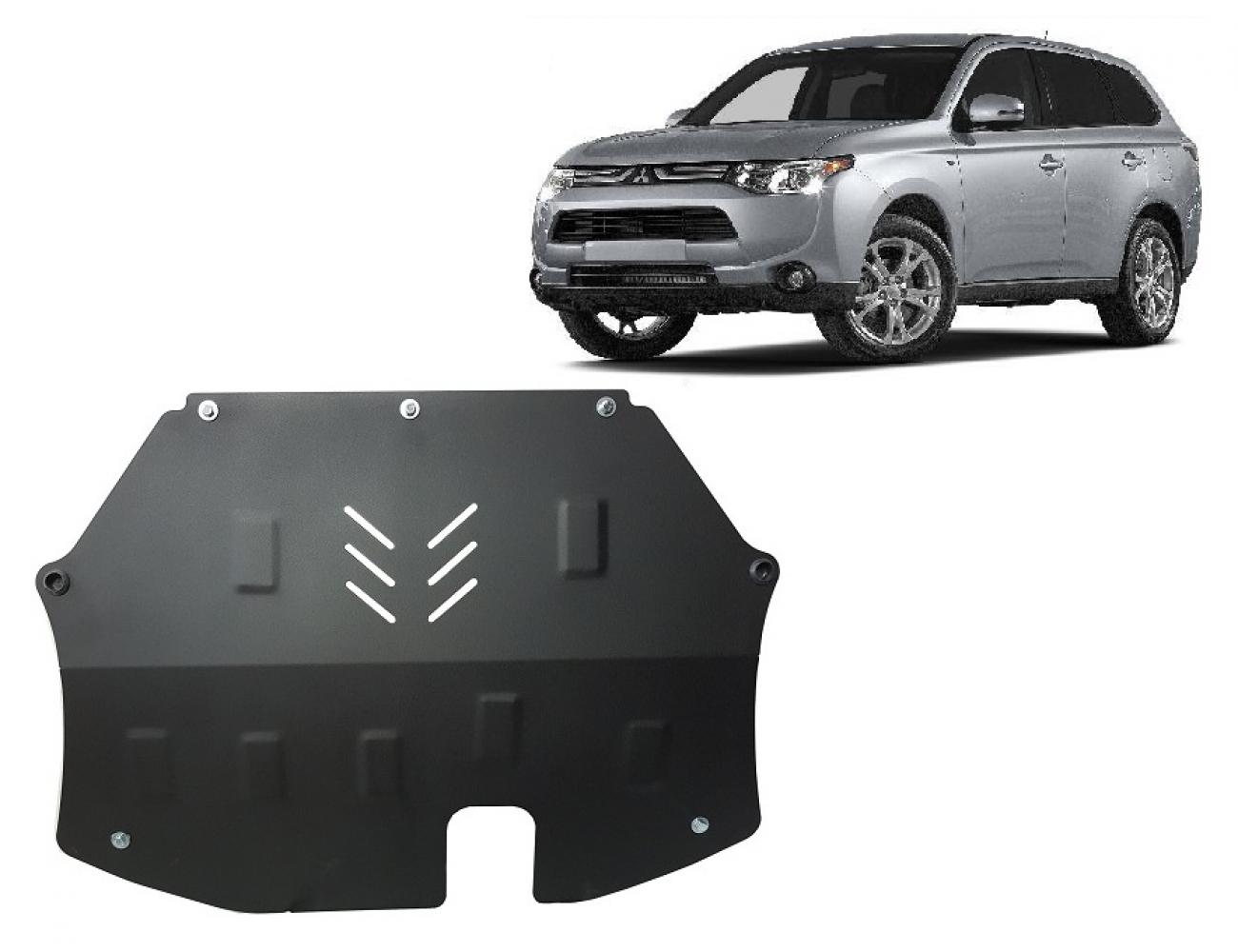Pohjapanssari Teräs Moottori+ | Mitsubishi Outlander (2012-2021) - 2