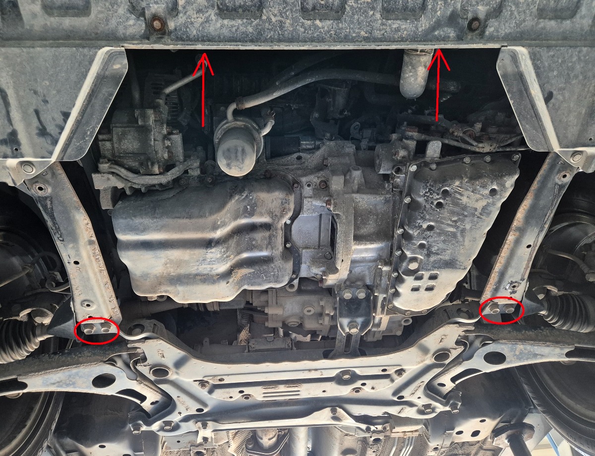 Stalen beschermplaat Motor+ | Mitsubishi Outlander (2012-2021) - 4