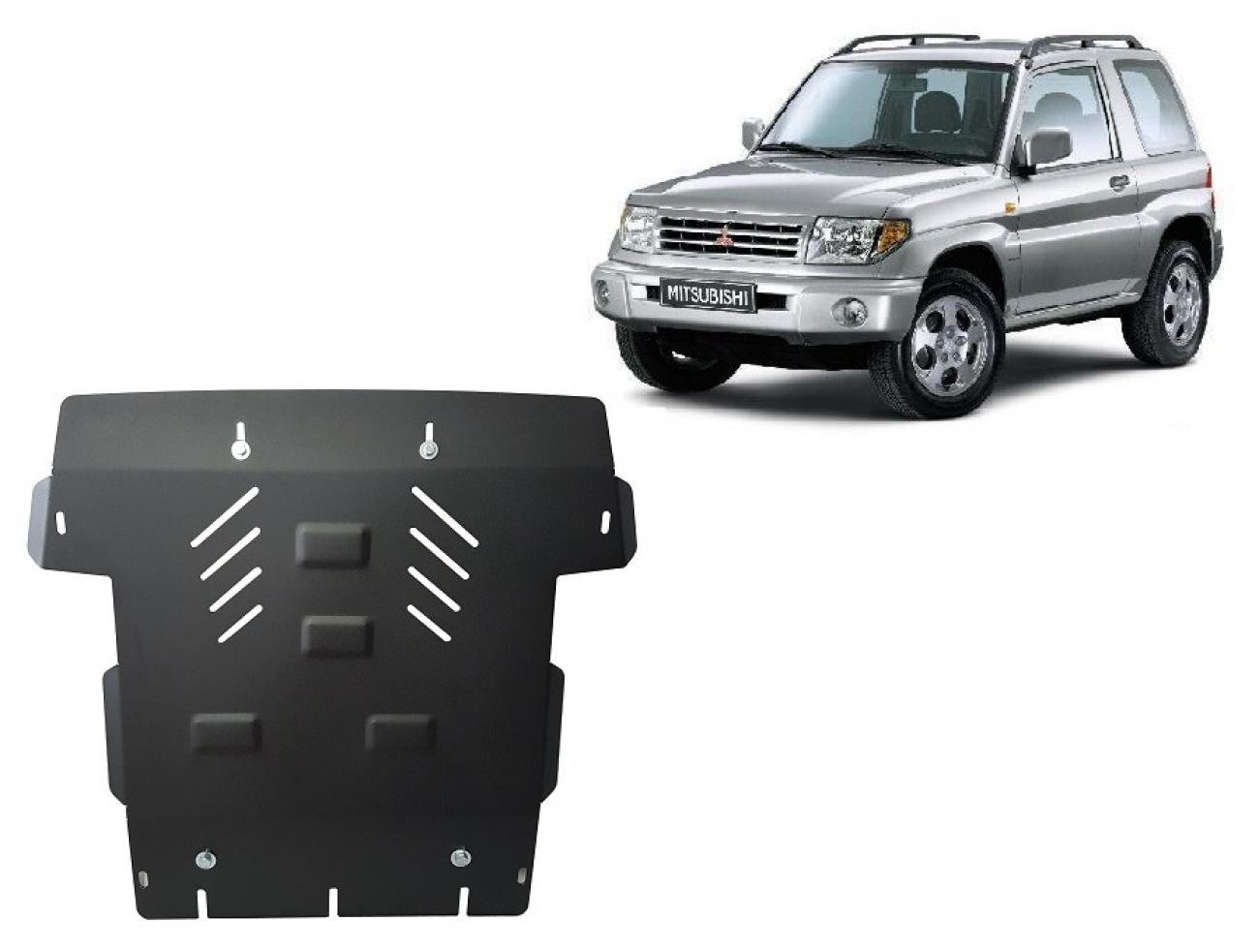 Hasplåt Stål Motor | Mitsubishi Pajero Pinin (1997-2007) - 2