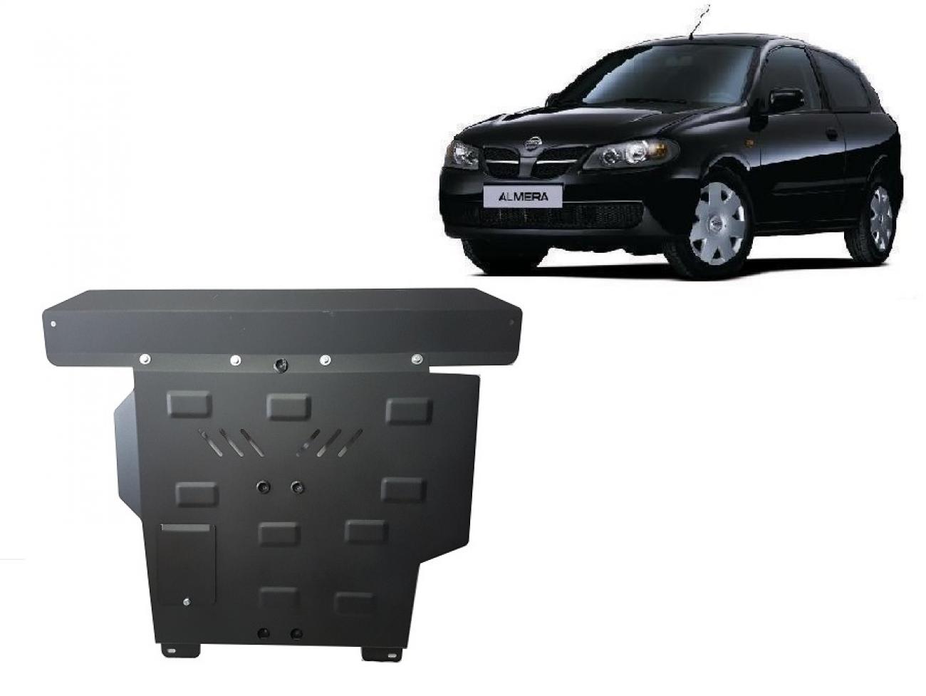 Pohjapanssari Teräs Moottori+ | Nissan Almera Tino (2000-2006) - 2