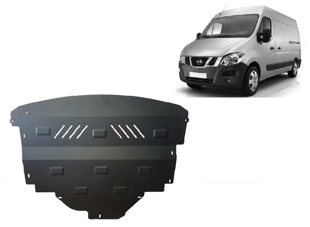 Hasplåt Stål Motor+ | Nissan Interstar (2010-2026) - 2
