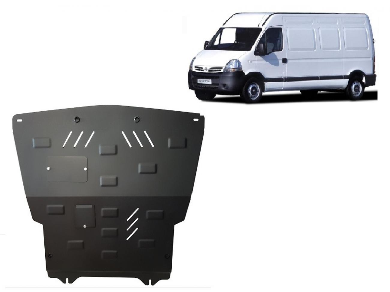 Skid plate Steel Engine+ | Nissan Interstar (1998-2010) - 2