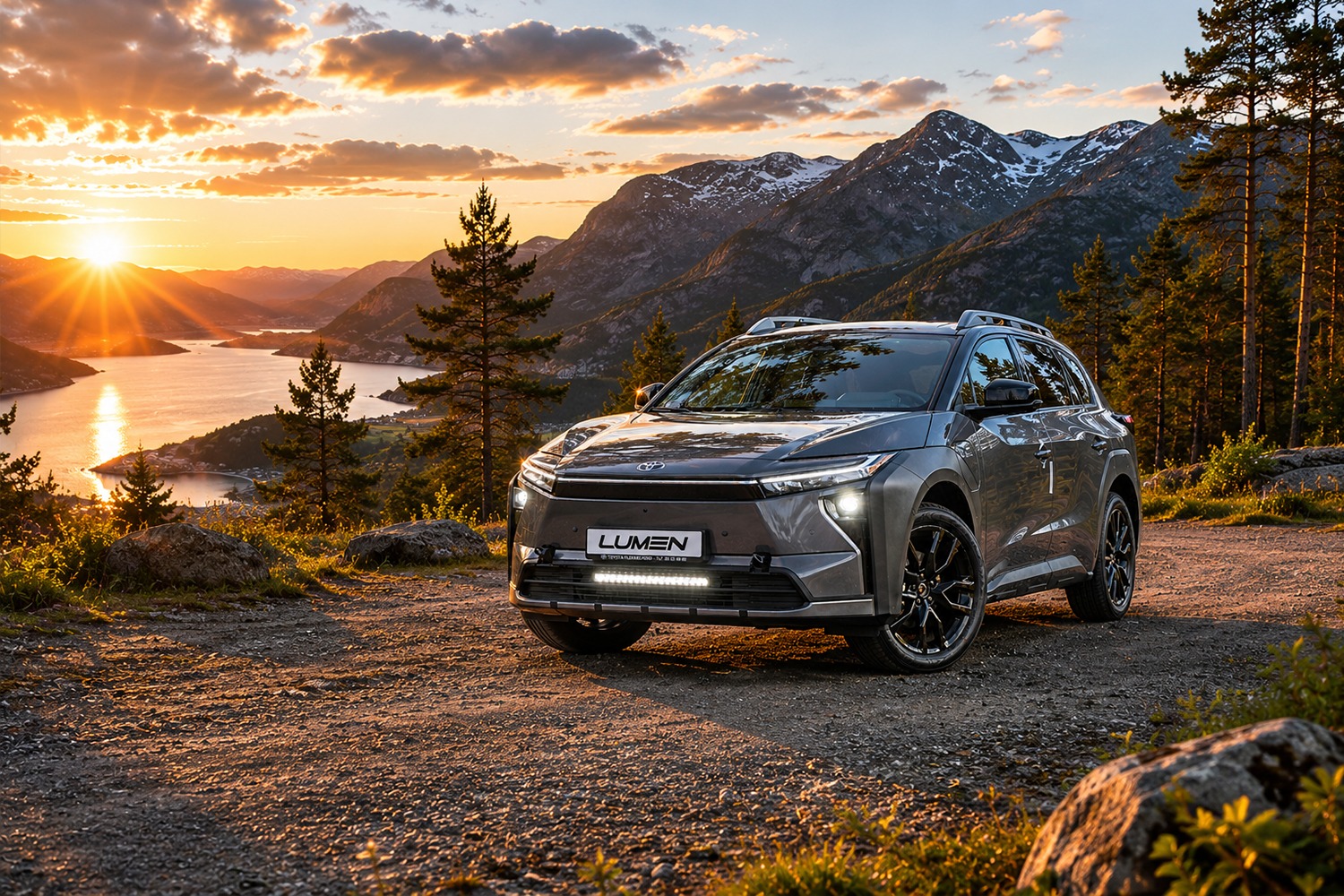 Lumen Kühlergrill-Montagesatz Toyota BZ4X Touring 2026+ | Lumen Helios S20 Slim Performance - 3