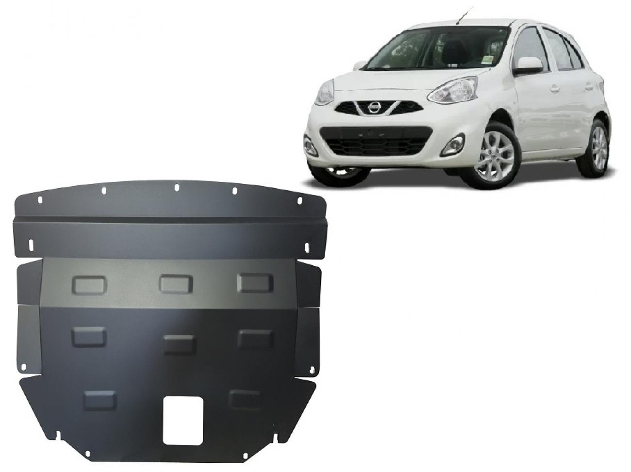 Skid plate Steel Engine+ | Nissan Micra (2010-2016) - 2
