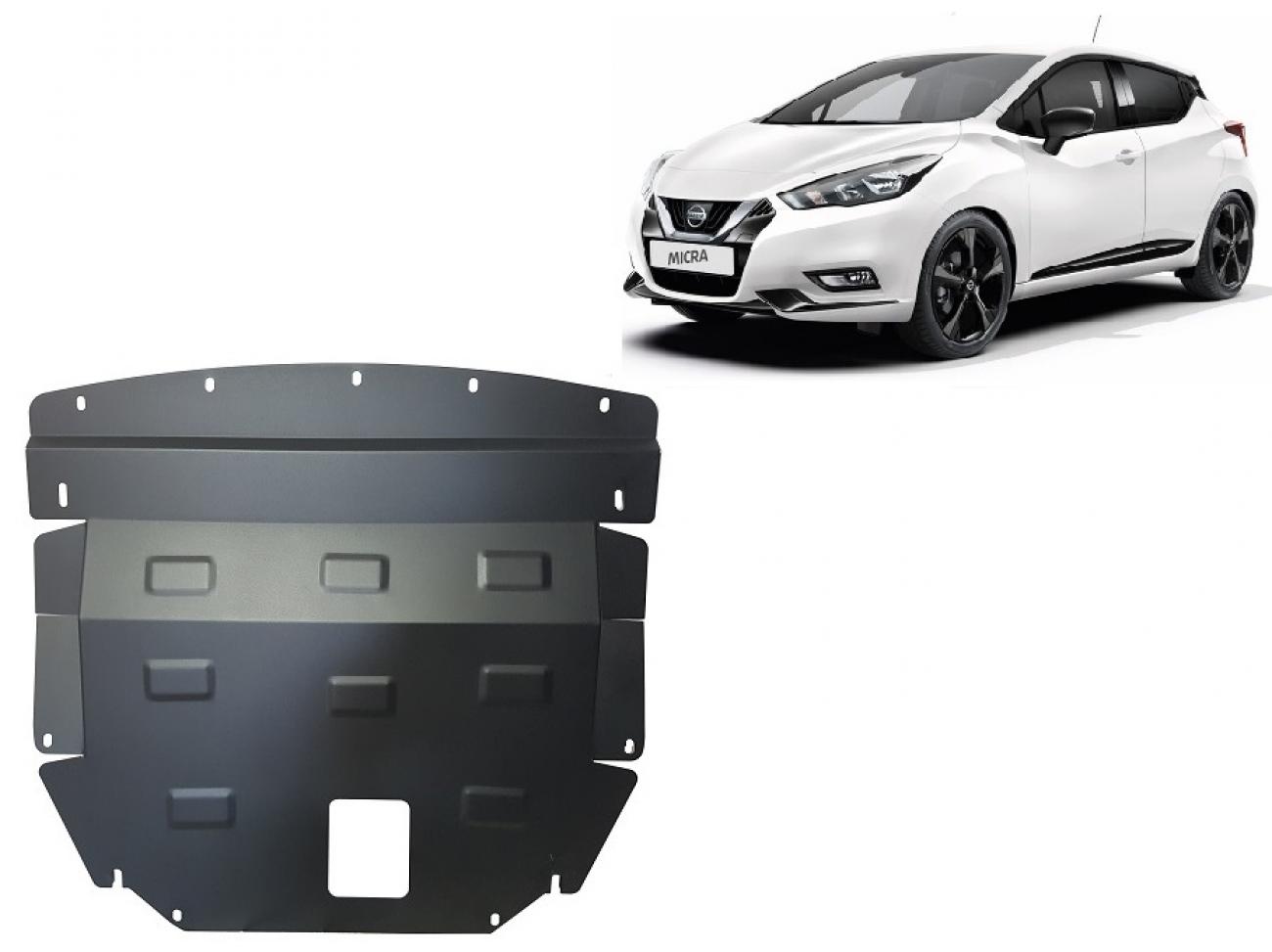 Skid plate Steel Engine+ | Nissan Micra (2016-2026) - 2