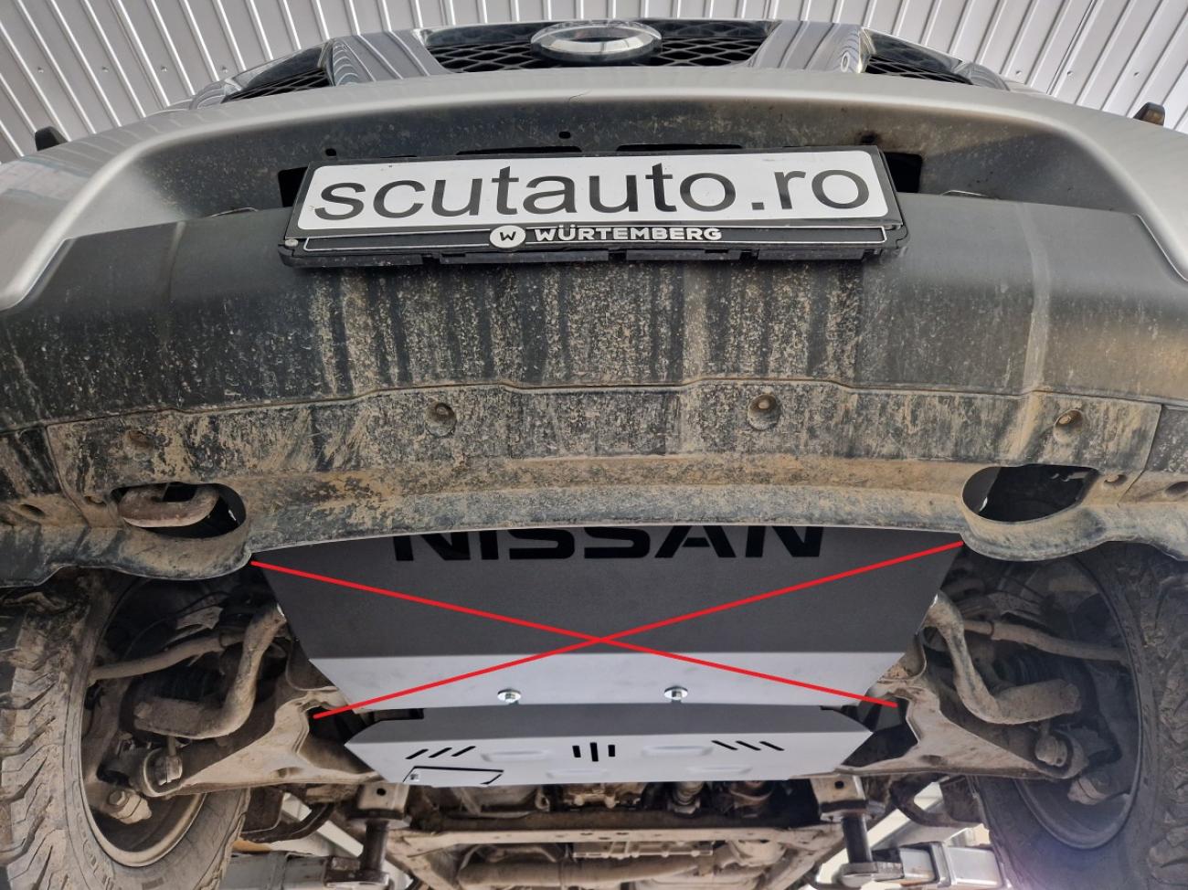 Pohjapanssari Teräs Moottori | Nissan Navara D40 (2005-2015) - 6