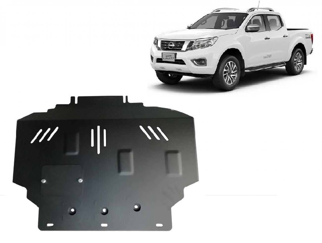 Bundplade Stål Motor | Nissan Navara NP300 - D23 (2015-2021) - 2