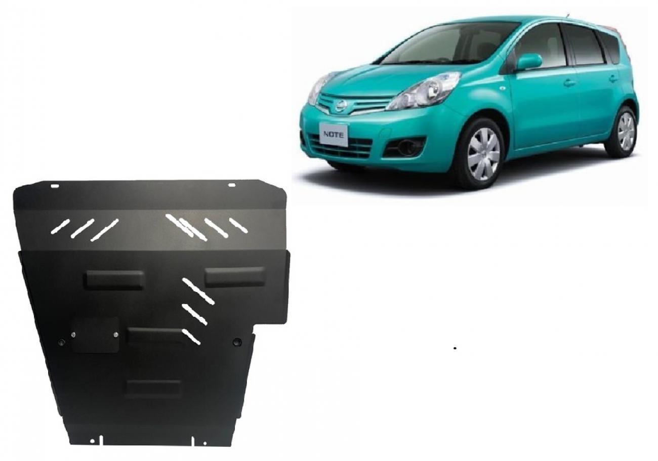 Hasplåt Stål Motor+ | Nissan Note (2007-2013) - 2