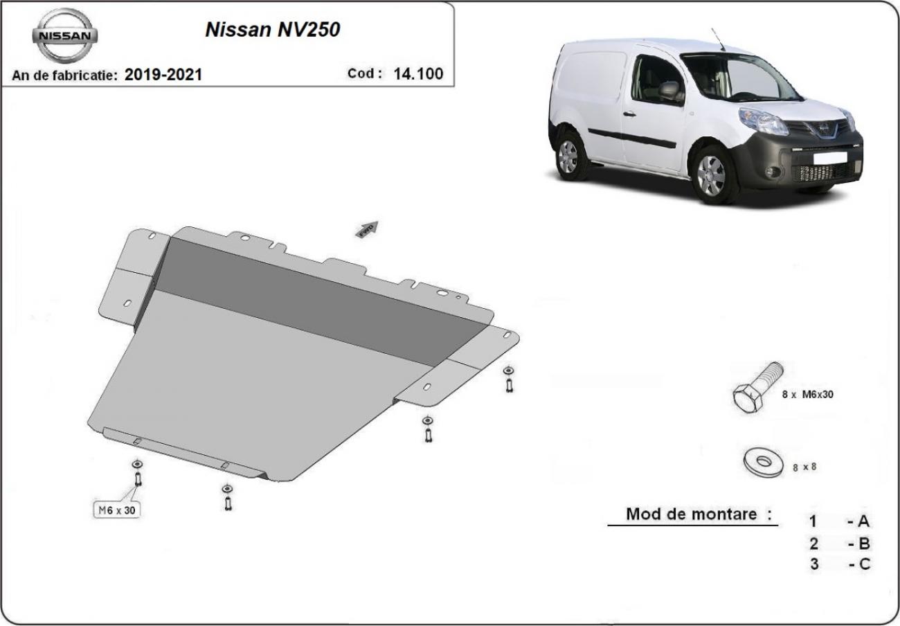 Skid plate Steel Engine+ | Nissan NV250 (2019-2021) - 3